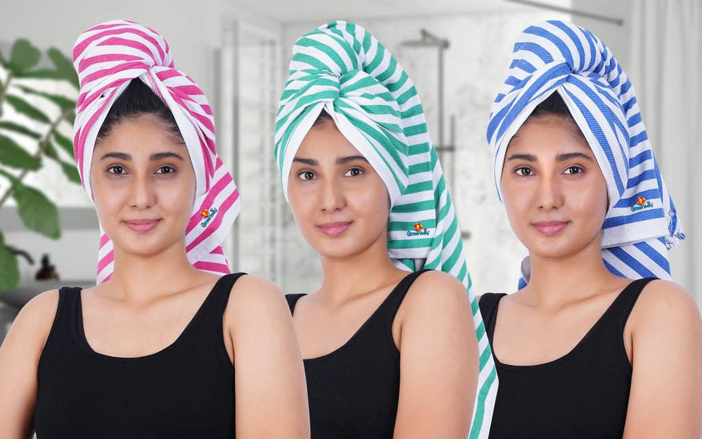 Cotton bath towel pack of 3