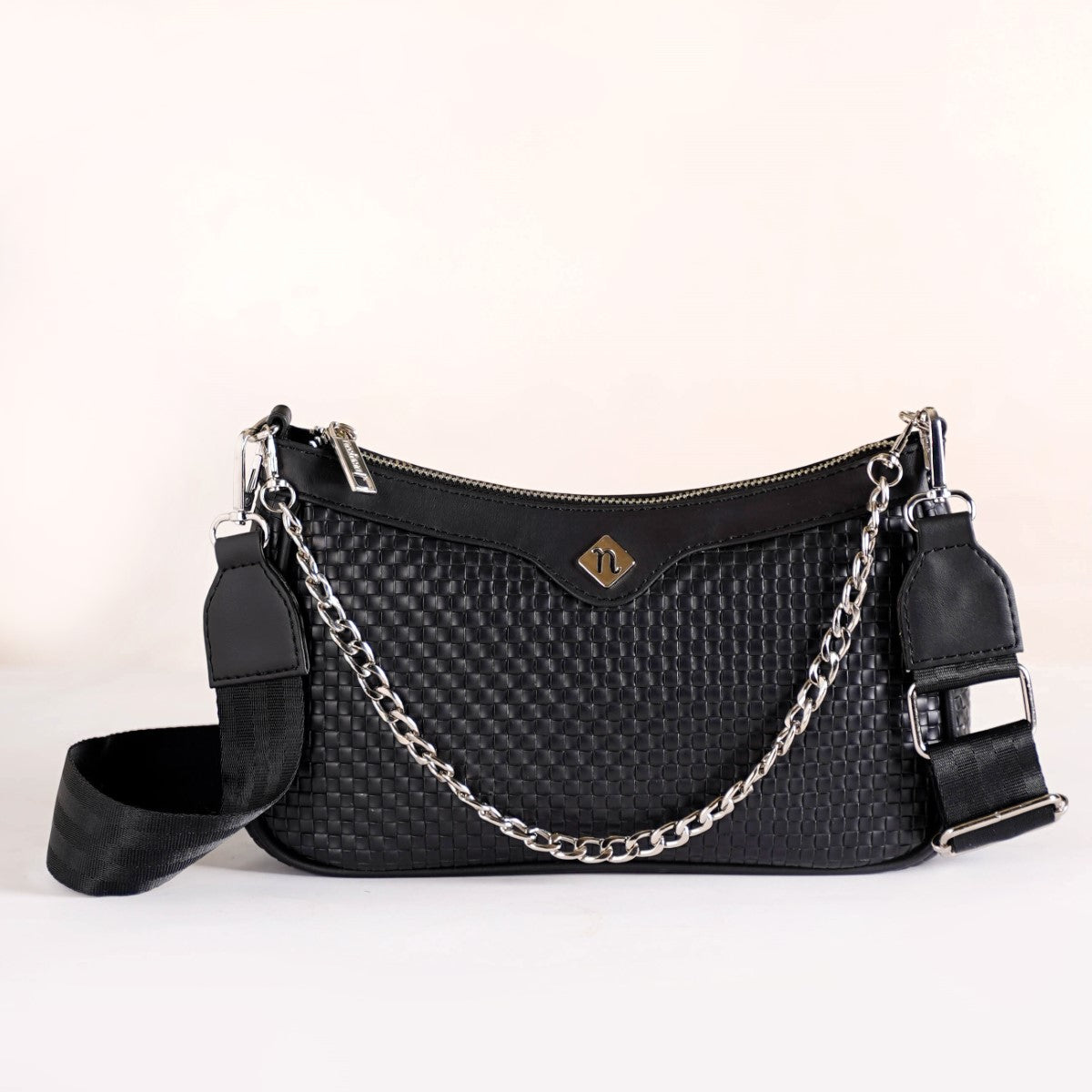 Lusso Black Sling Handbag