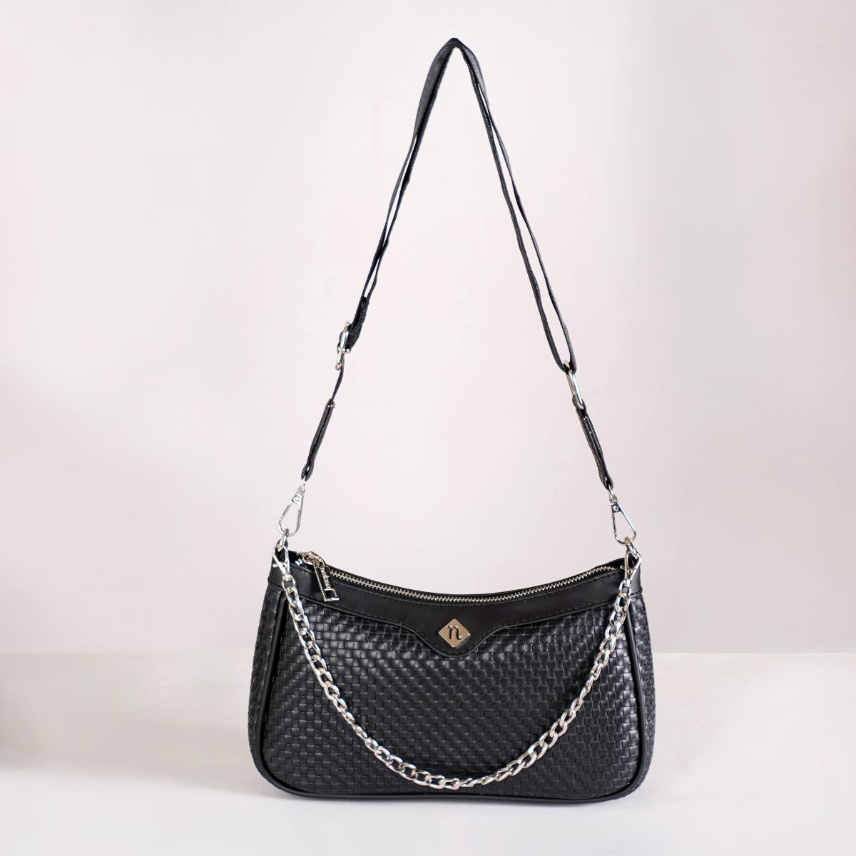 Lusso Black Sling Handbag