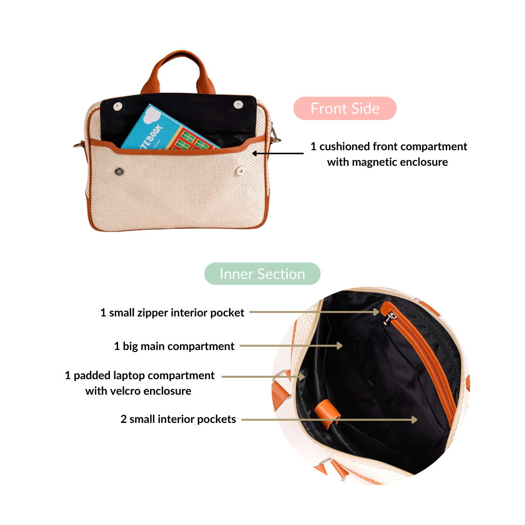 Eco Chic Laptop Bag