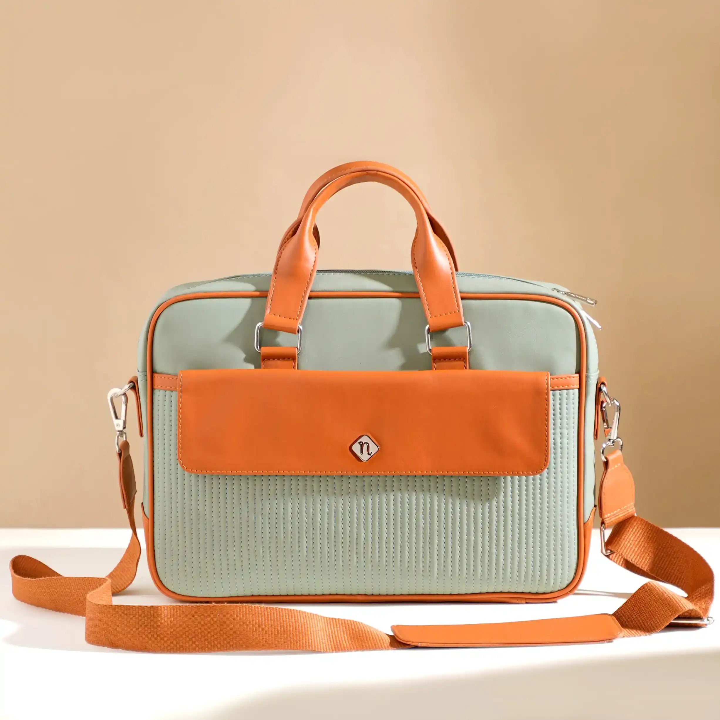 La Fusion Vegan Leather Laptop Organiser Bag 14
