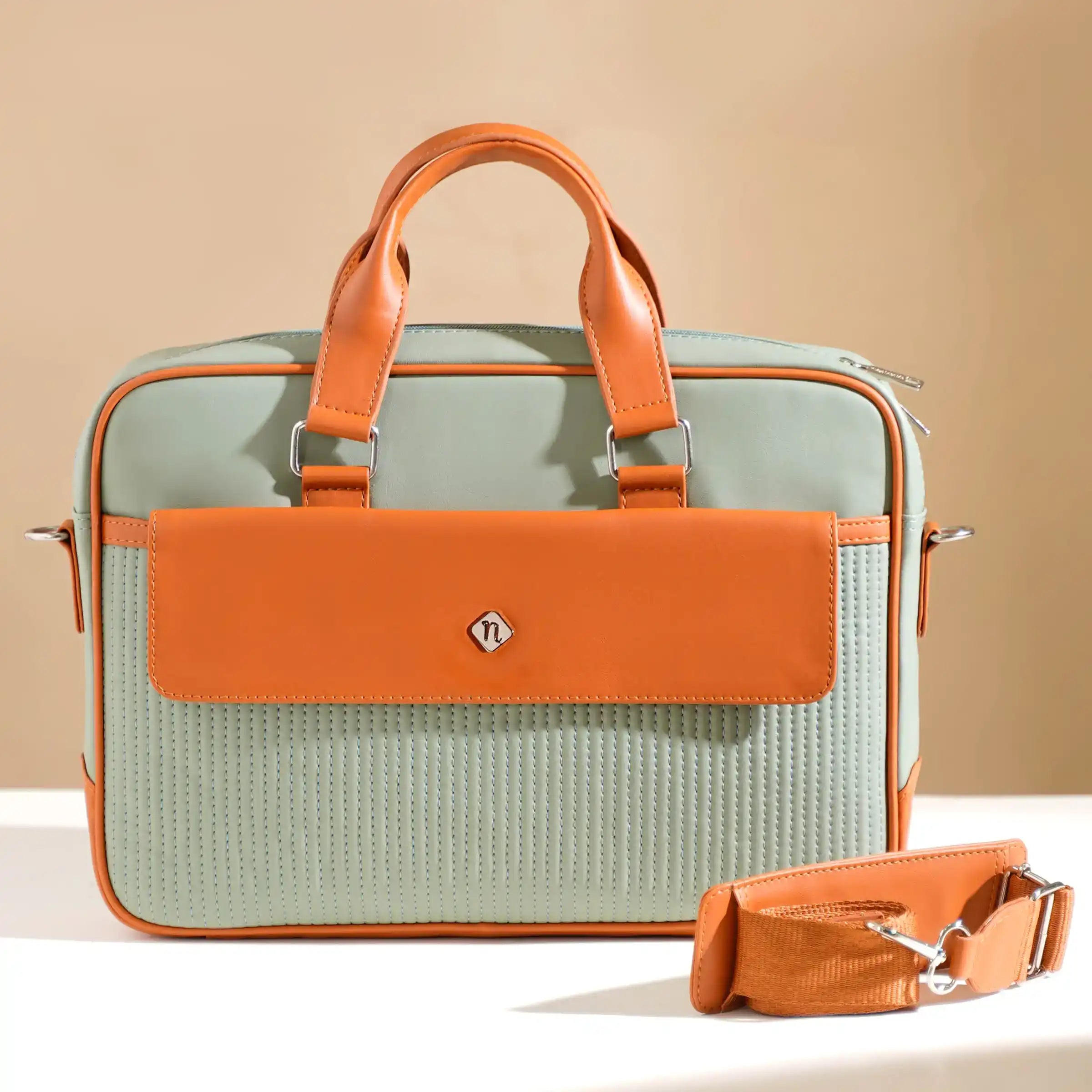 La Fusion Vegan Leather Laptop Organiser Bag 14