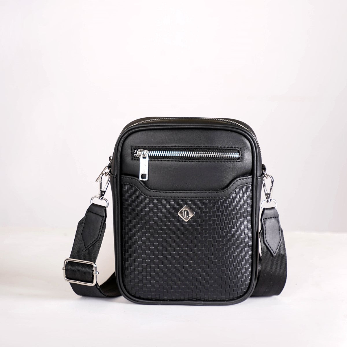 Luxe Crossbody Belt Bag Black