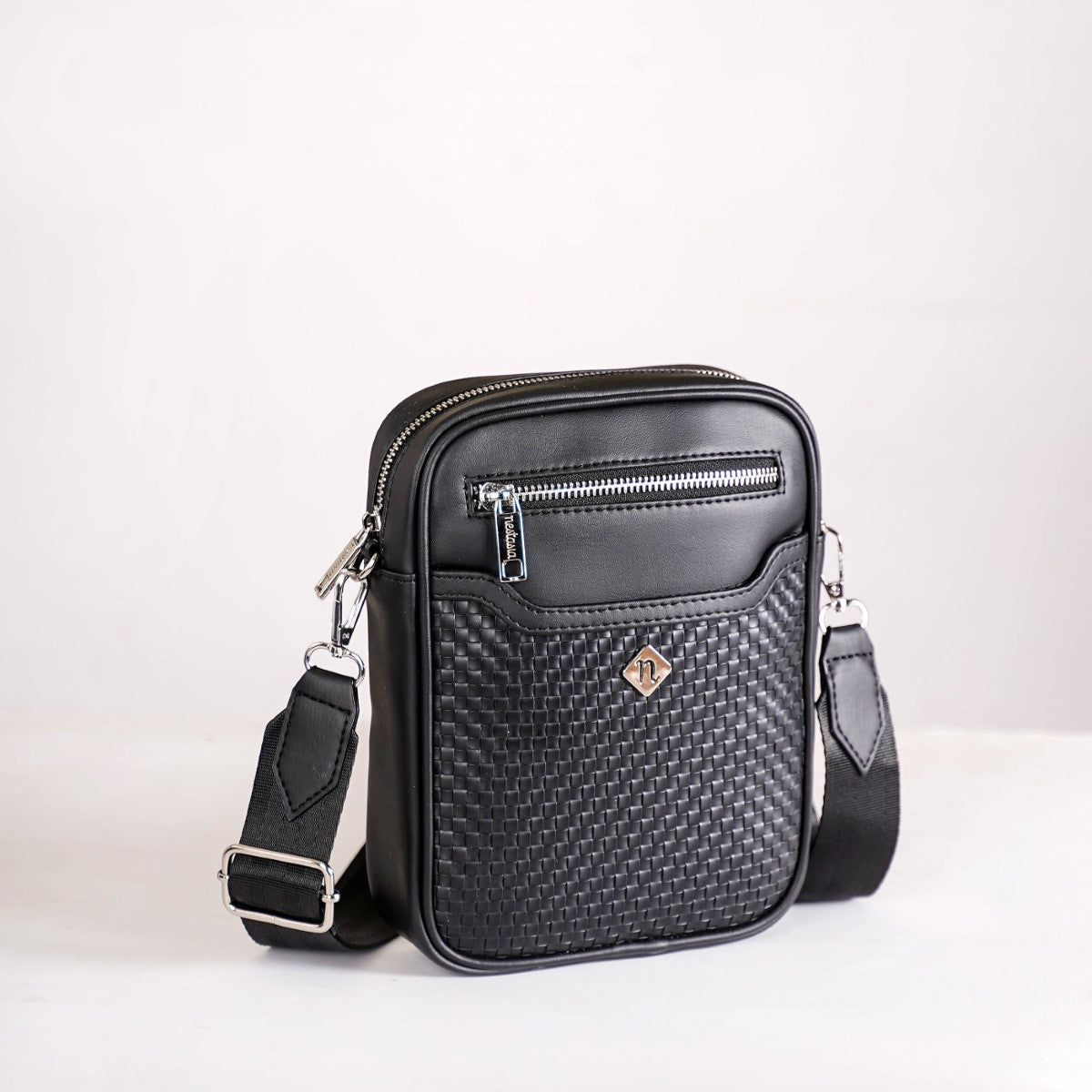 Luxe Crossbody Belt Bag Black