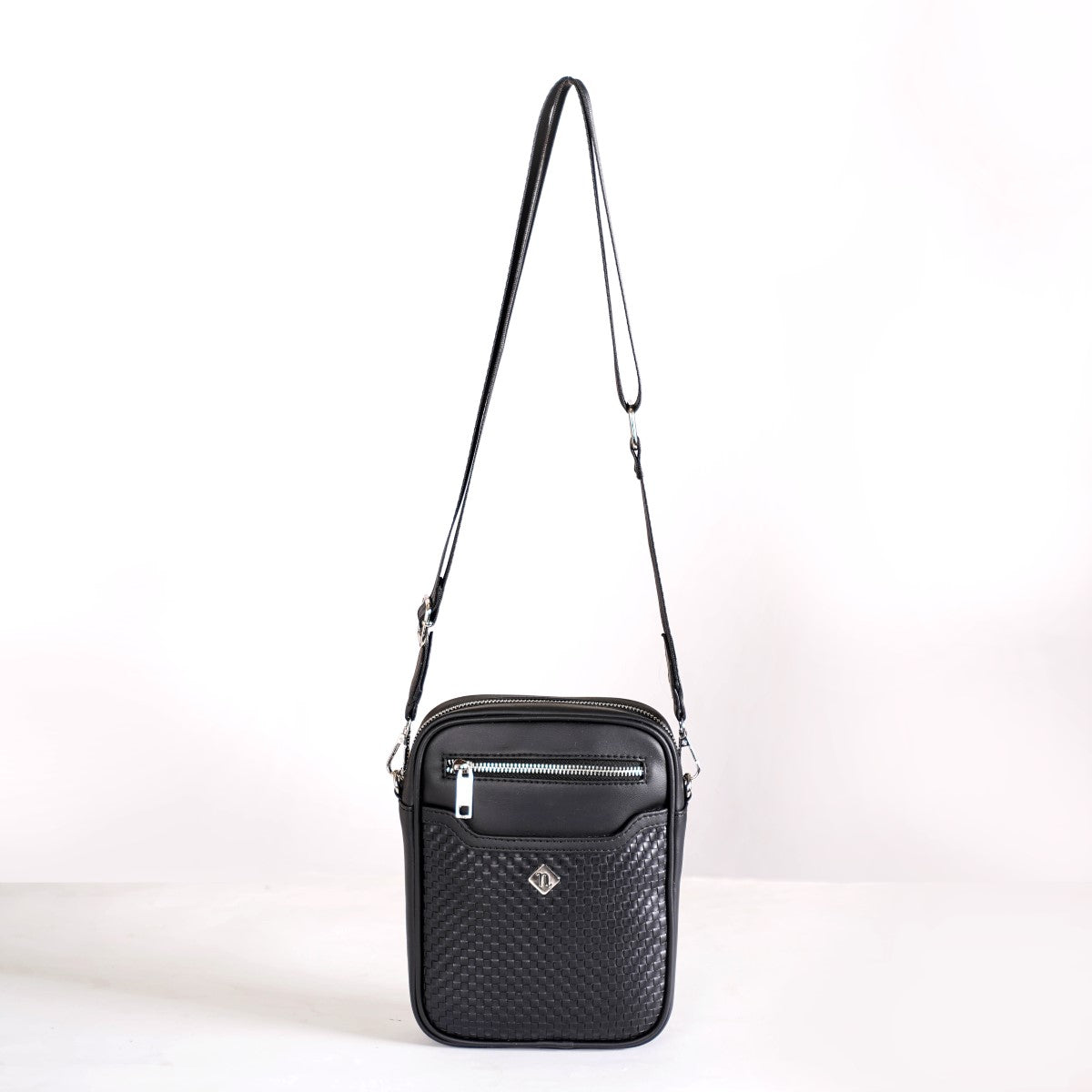 Luxe Crossbody Belt Bag Black