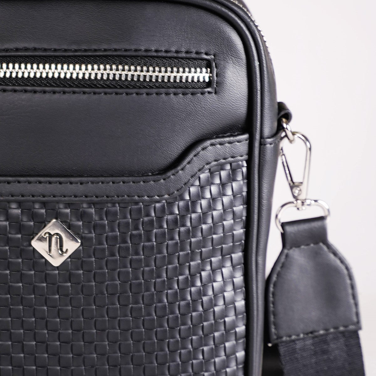 Luxe Crossbody Belt Bag Black
