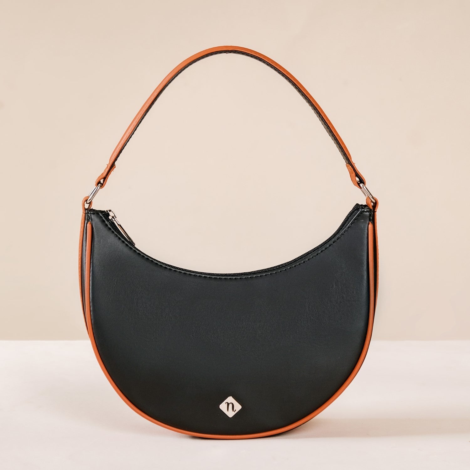 Moon Shoulder Bag For Women Black