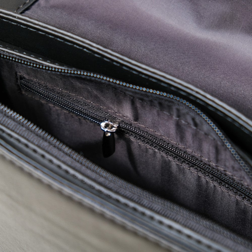 Go-To Shoulder Bag For Women Black Houndstooth