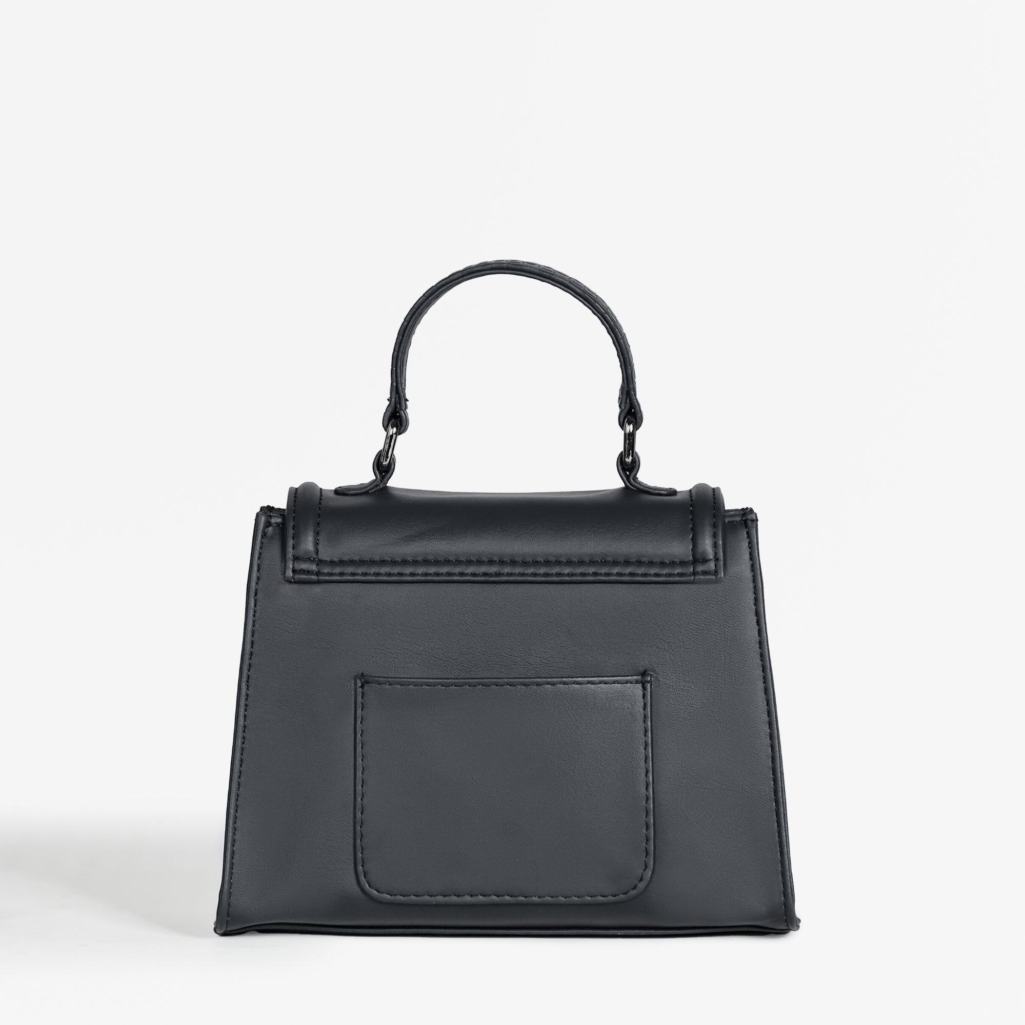 Soi Black Handheld Bag With Sling