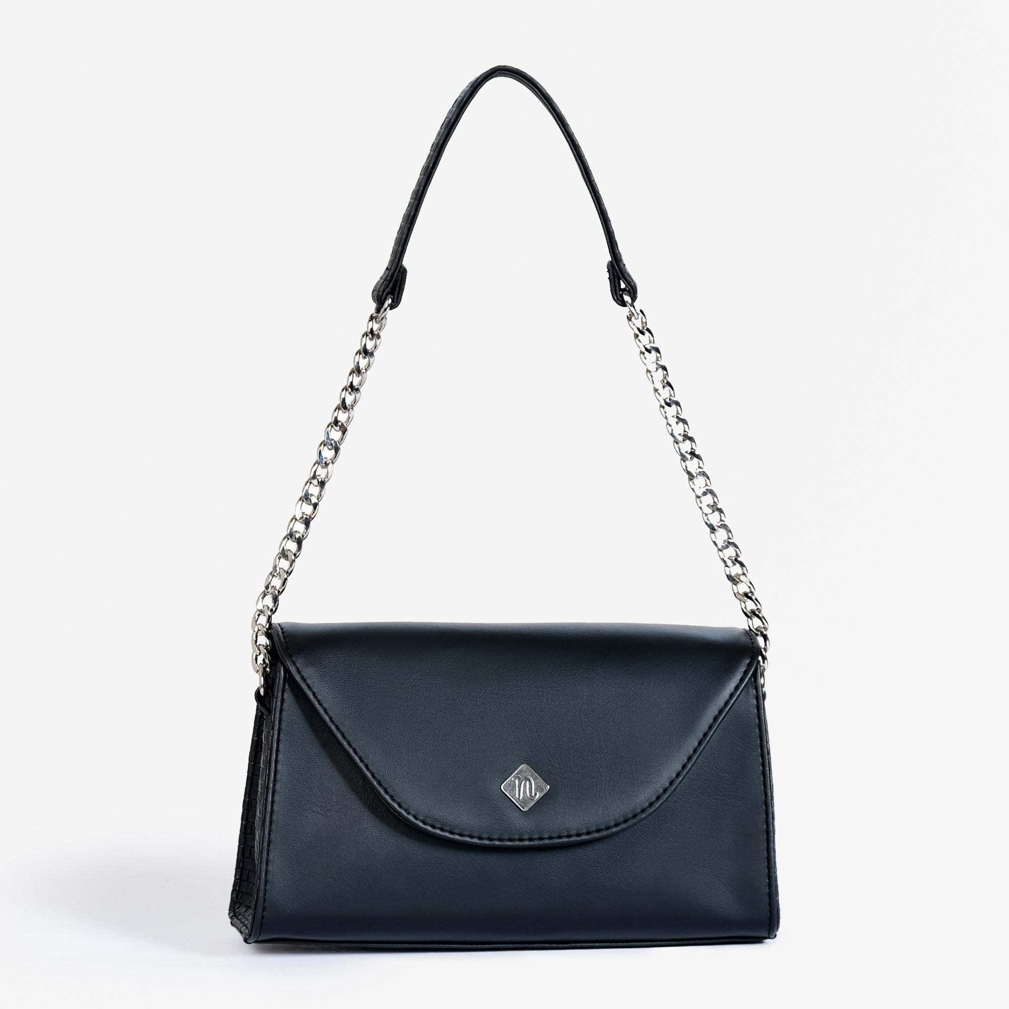 Soi Lisse Black Shoulder Bag