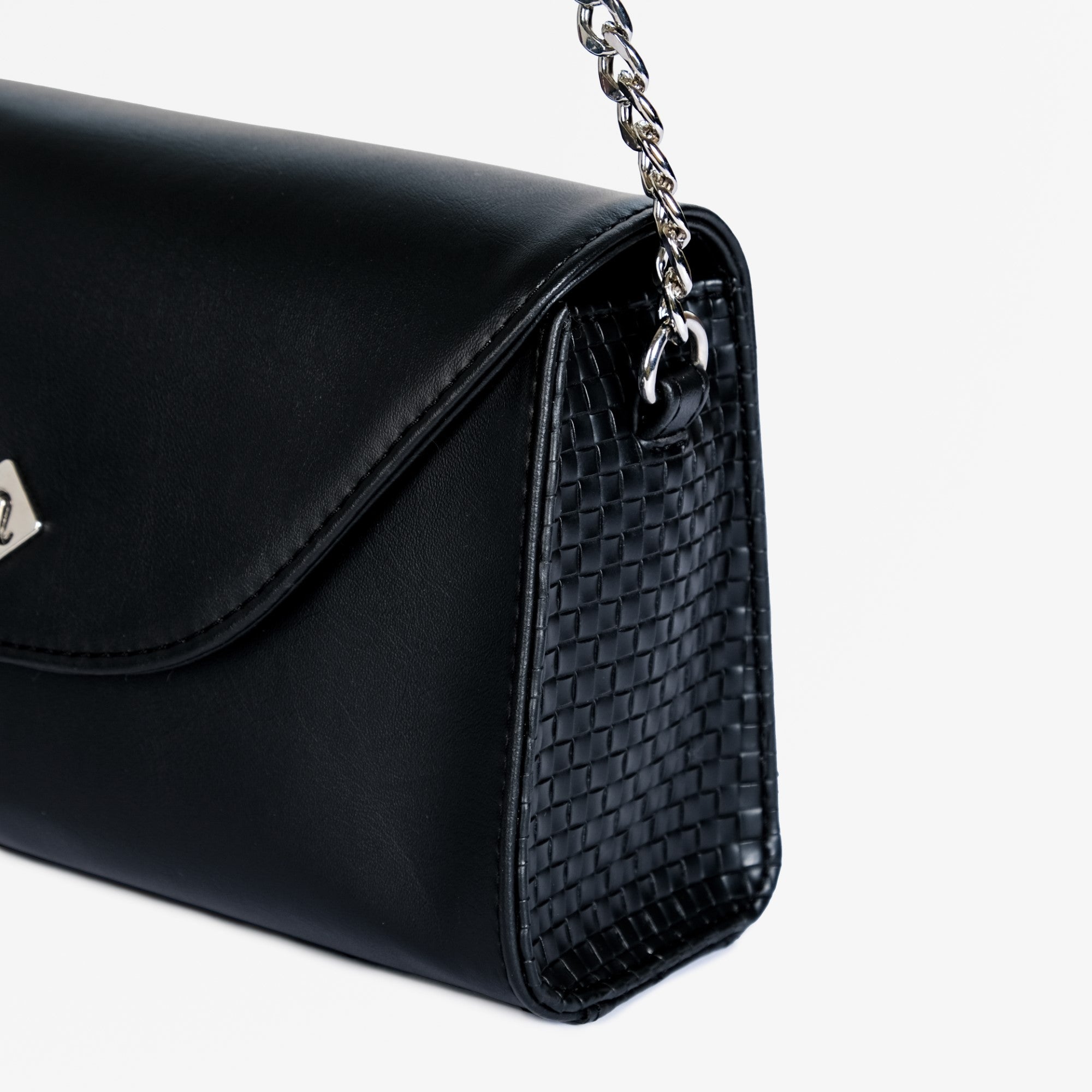 Soi Lisse Black Shoulder Bag