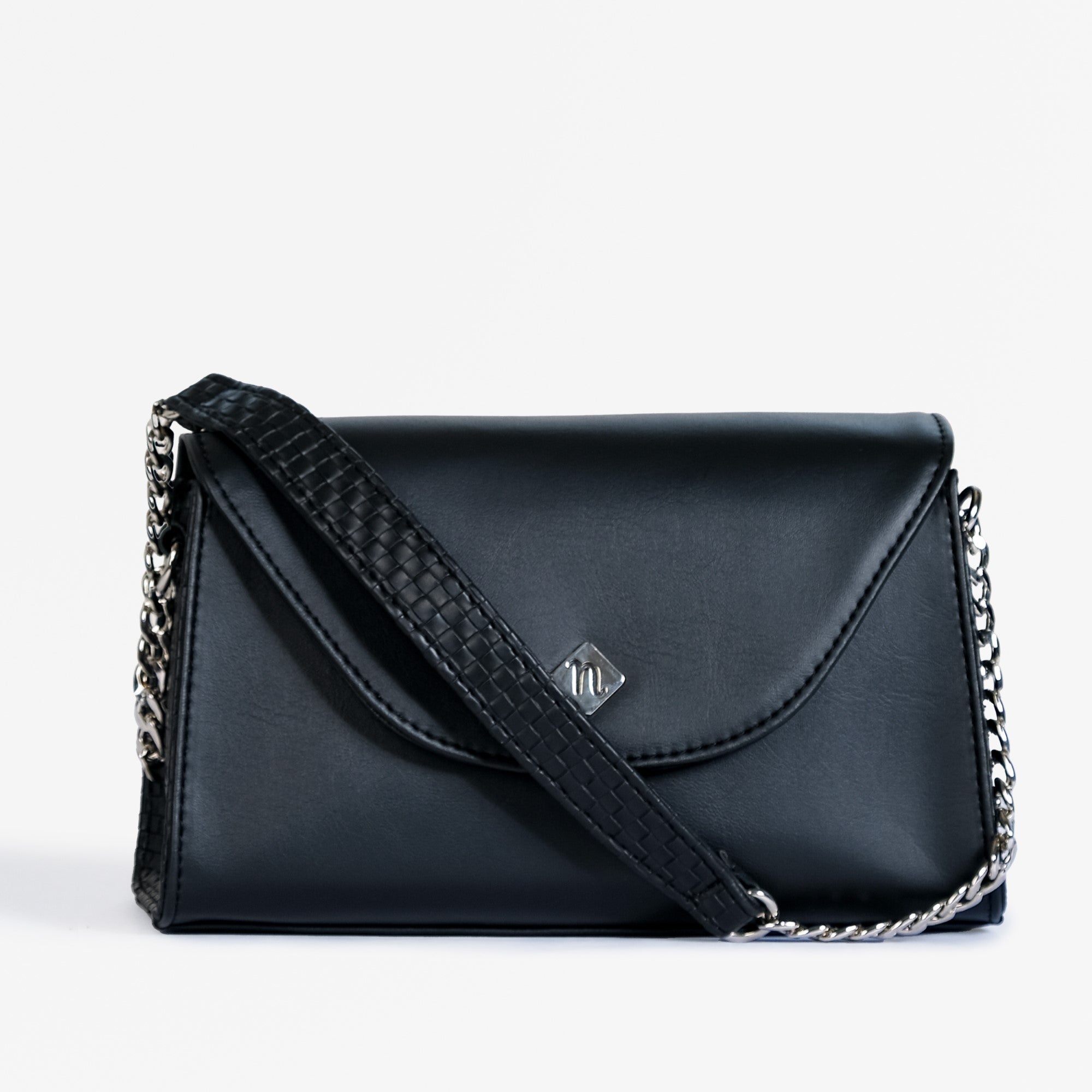 Soi Lisse Black Shoulder Bag