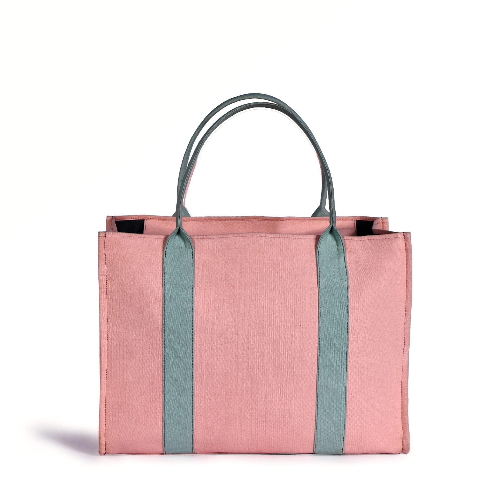 Sorella Pink Canvas Tote Bag With Coin Pouch