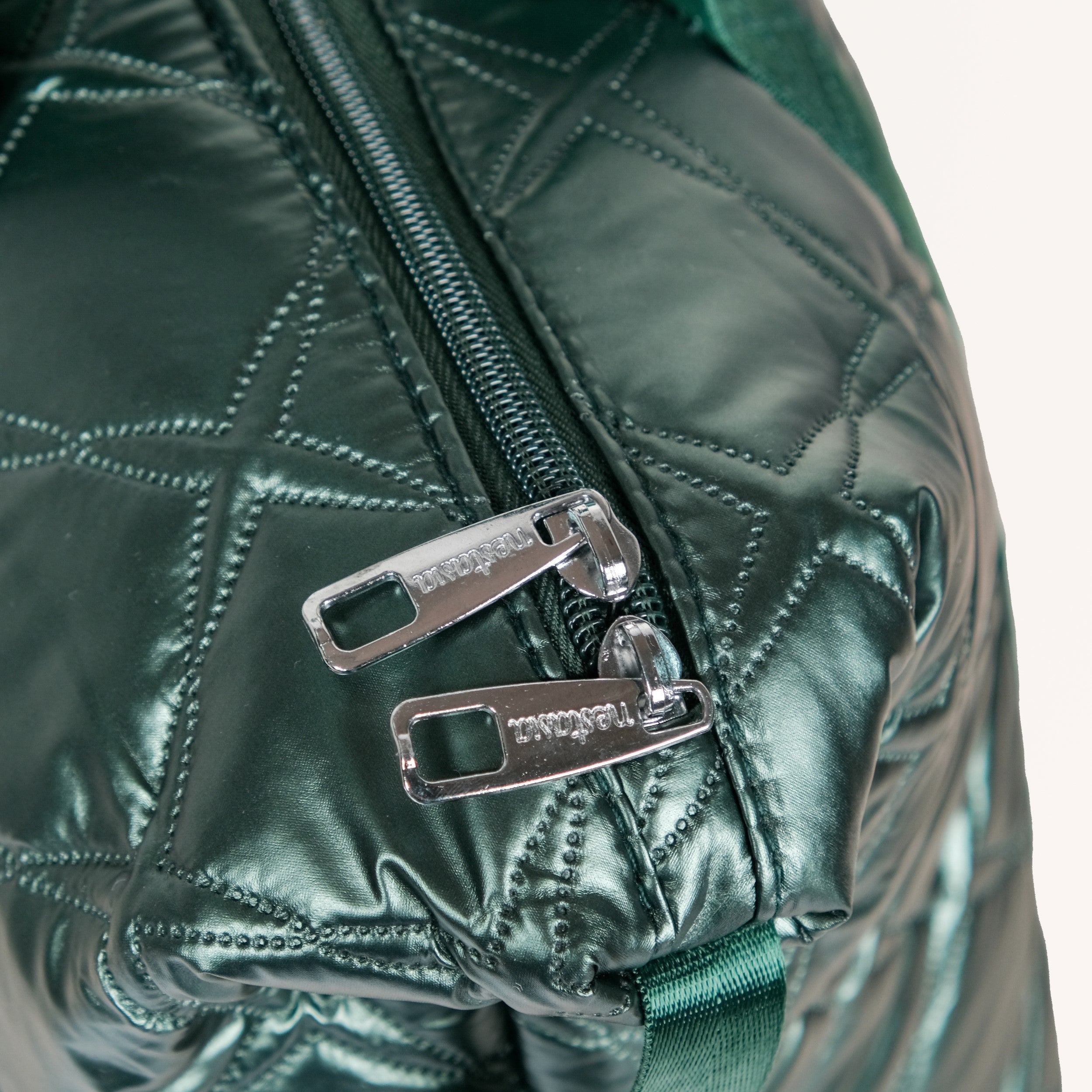 Expandable Movo Travel Bag With Removable Wheels Metallic Green