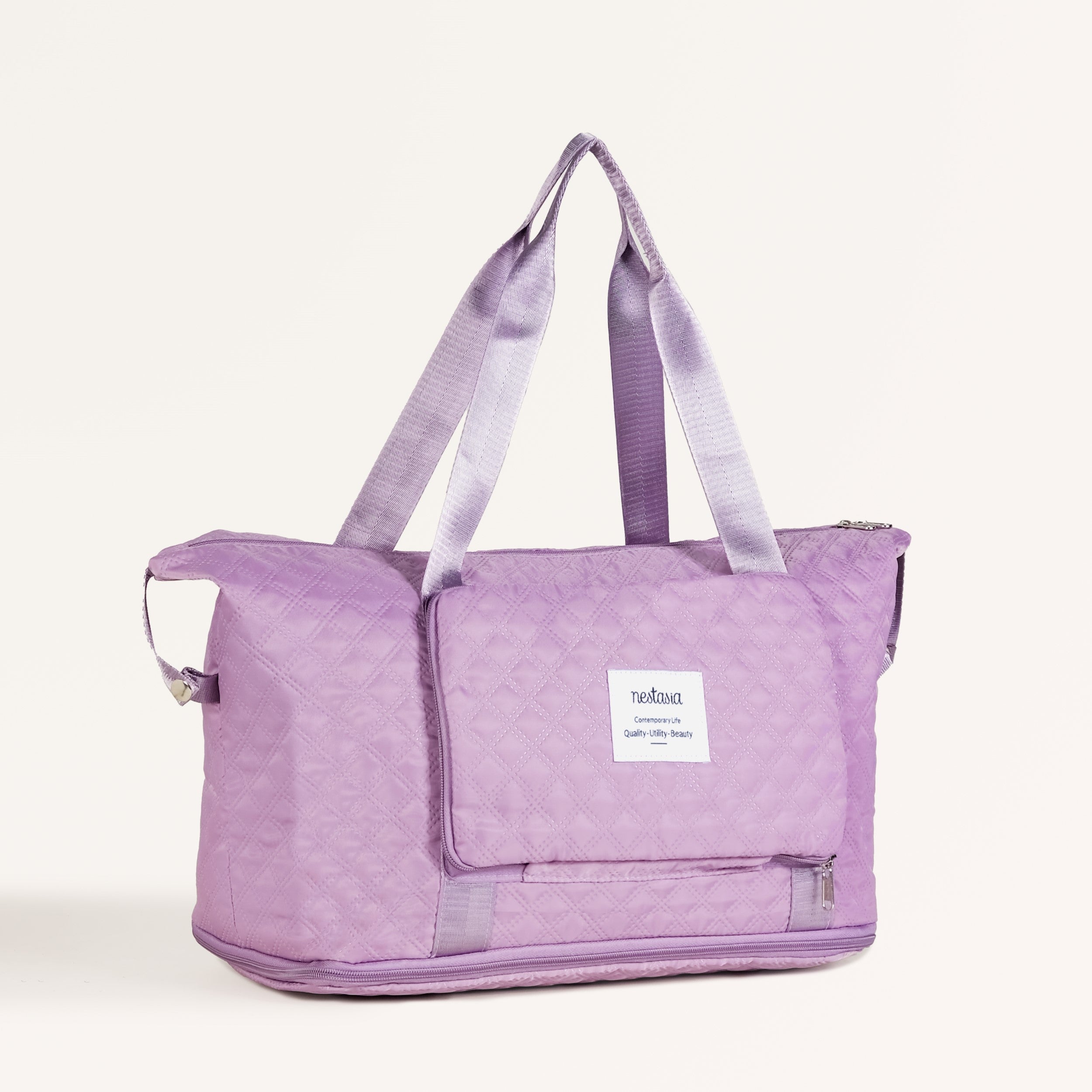 Montara Waterproof Over Night Bag Foldable Expandable Violet