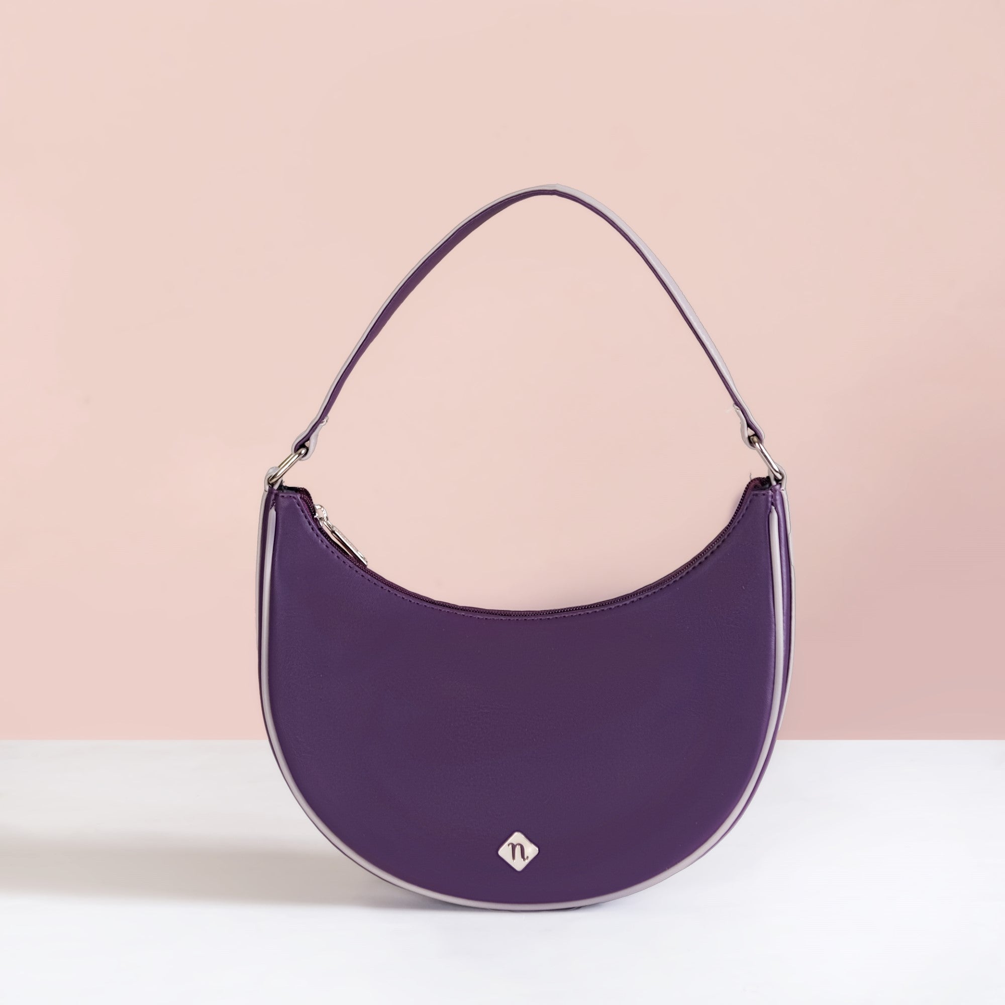 Chic Moon Shoulder Bag Purple