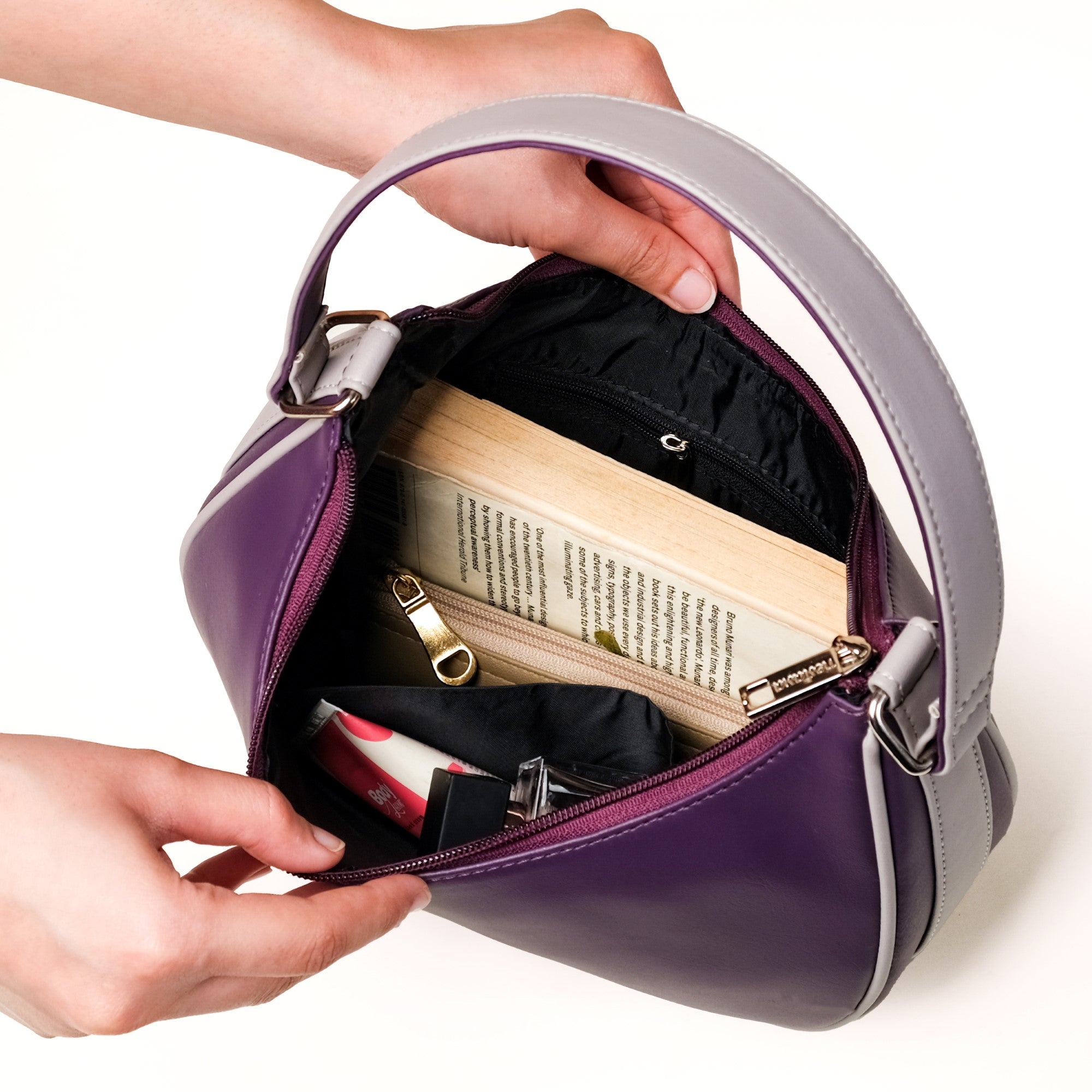 Chic Moon Shoulder Bag Purple
